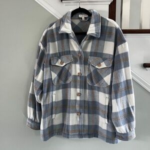 Workshop Republic Clothing Button Down Shacket Size X-Large